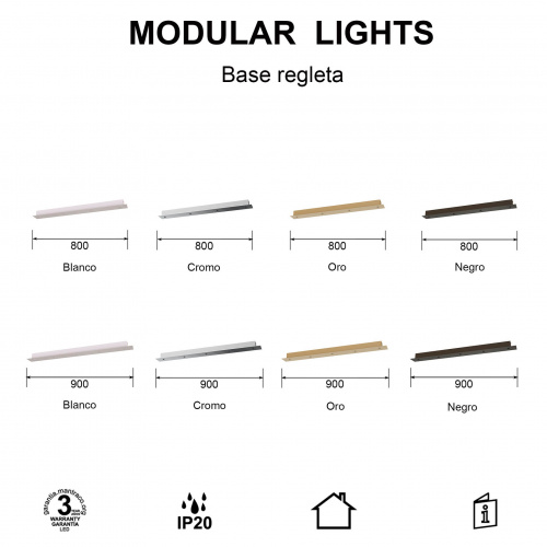 9383 Основание потолочное 5L MODULAR LIGHT FLORONES